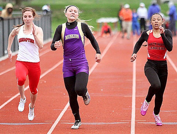 MHS girls track Shoultz